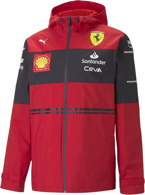 water-repellant 2022 scuderia ferrari replica team jacket|2022 scuderia ferrari rain jacket.